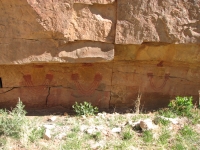 Pictographs at Snake Gulch